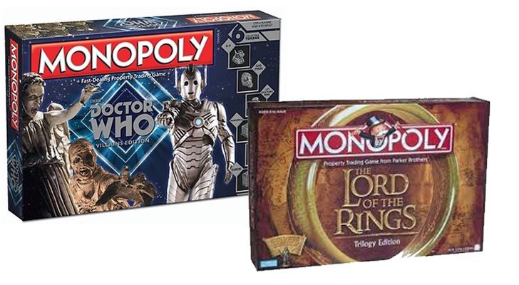 9 ediciones especiales del Monopoly inspiradas en películas y series de televisión
