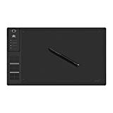 HUION WH1409 Tableta gráfica de dibujo Tableta gráfica inalámbrica de gran tamaño para pintar con 8192 niveles de sensibilidad a la presión del lápiz y 12 teclas Express