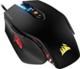 Corsair M65 PRO RGB - Ratón óptico para juegos (retroiluminación RGB Multicolore, 12000 DPI, con cable), color Negro