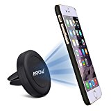 Mpow Soporte Magnético de Movíl para Rejillas del Aire de Coche, Grip Magic Car Mount Universal para iphone11/XR/XS Max/X/8/7/6/6s, Galaxy S5/S6/S7/S8 y Android Smartphone GPS Navegador