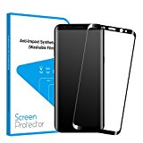 S8 Protector de Pantalla, Protector Cristal Templado para Samsung Galaxy S8 (5,8 Pulgadas) de Bordes Curvados 3D 9H HD Vidrio Templado [Anti-rasguños, Cubierta Completa]