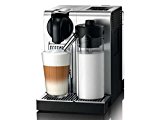 Nespresso DeLonghi Lattissima Pro EN 750MB-Cafetera de cápsulas, 19 bares, apagado automático, depósito de leche, pantalla táctil, color Aluminium, Incluye pack de bienvenida con 14 cápsulas