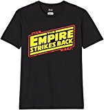 FIND Camiseta de Star Wars, Empire Strikes Back, para Hombre, Negro (Black), Small