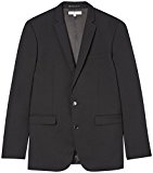 Marca Amazon - find. Americana Entallada para Hombre, Negro (Black 101), 54R, Label: 44R