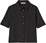 find. Camisa Cropped para Mujer , Negro (Negro), 36 (Talla del Fabricante: X-Small)