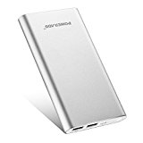 POWERADD Versión Mejorada Pilot 2GS Power Bank 10000mAh (Doble Puerto de Salida, 3.1A+3.1A) Cargador Portátil Batería Externa para iPhone, iPad, Huawei, Samsung y Más - Argentado