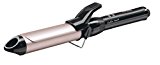BaByliss C332E Tenacilla de pelo de 32 mm, 10 ajustes de temperatura, moldeador de pelo, cable profesional giratorio, recubrimiento Sublim Touch con punta fría de agarre, Color Negro y Rosa