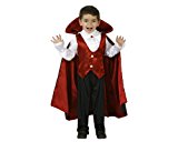 Atosa disfraz vampiro niño infantil borgoña 3 a 4 años