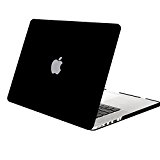 MOSISO Funda Dura Compatible con MacBook Pro 13 Retina A1502 / A1425 (Versión 2015/2014/2013/fin 2012), Ultra Delgado Carcasa Rígida Protector de Plástico Cubierta, Negro