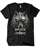 344-Camiseta Winter Is Coming (Fuacka) (Negro, M)