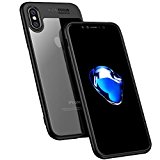 Funda iPhone X , PULEN [Protección para trabajo pesado] [Transparente Atrás] Protection de cuerpo completo Clear back panel + TPU bumper Funda Carcasa Alta Calidad Ultra Slim Anti-Rasguño Totalmente Protectora Caso para el iPhone X [Skin Series]