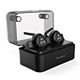 Auriculares Bluetooth, Syllable D900 Mini Auriculares Deportivos in Ear Bluetooth 4.2 Manos Libres con microfono con Caja de Carga para iPhone y Otros Smart Phones-Negro