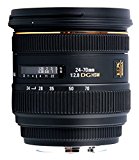 Sigma 24-70mm F2.8 IF EX DG HSM - Objetivo para Canon (Distancia Focal 24-70mm, Apertura f/2.8-22, Zoom óptico 3X, diámetro Filtro: 88.6mm) Color Negro