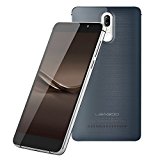 LEAGOO M8 Pro - Smartphone Libre 4G de 5.7''HD - Cámara Trasera Dual Sensor de Huella Digital, gris titanio