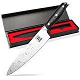 Allezola 21cm Profesional Cuchillo de Cocinero Cuchillo Cocina Acero