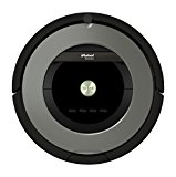 iRobot Roomba 865 - Robot Aspirador Óptimo para Pelo de Mascotas, Potencia Succión 5 Veces Superior y Cepillos de Goma Antienredos, Sensores Dirt Detect, para Suelos Duros y Alfombras, Programable