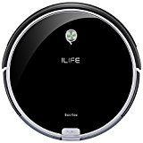 ILIFE A6 Robot aspirador con la succión fuerte, robot de limpieza para suelos, para delgada alfombras, negro