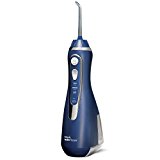 Waterpik Irrigador Inalámbrico con 3 Posiciones de Control del Agua a Presión con Batería Recargable, Eliminación de Placa Dental óptimo para Viajar y para Baños Pequeños, Azul (WP-563EU)