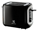 Electrolux EAT3300 Tostadora Love Your Day Collection, 940 W, Acero Inoxidable/plastico, 2 Ranuras, Negro