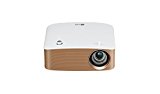 LG PH150G - Proyector Minibeam Portátil con batería incorporada (HD 1280x720, LED, contraste 100,000:1, 130 lúmenes) - Blanco [VERSION UK]