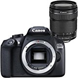 Canon EOS 1300D - Cámara reflex de 18 Mp (pantalla de 3'', Full HD, 18-135 mm IS, NFC, WiFi), color negro - Kit con objetivo EF-S 18-135 mm IS