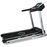 Cecotec Cinta de Correr Eléctrica Plegable Extreme Track. 3 CV, Sistema de amortiguación, Brazos de Agarre de Espuma, Pantalla LCD, 12 Programas, hasta 18 km/h, Peso Máximo 120 Kg