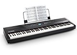 Alesis Recital Pro Piano Eléctrico 88 Teclas Contrapesadas con Altavoces, Lecciones de Piano, Metrónomo y 12 Kits de Sonidos