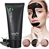 Mascarilla Exfoliante Facial, LuckyFine Mascarilla Carbon Activo, Black Mask Peel Off, Mascara Limpieza Facial Profunda, Máscara Negra Quita Espinillas y Puntos Negros Nariz ...