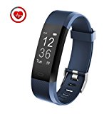 Vigorun Pulsera Inteligente, YG3 Plus Fitness Tracker con Pulsómetro Pulsera Impermeable IP67 Pulsera Actividad Reloj Fitness Podómetro Notificación de SMS/SNS,para Android y iPhone