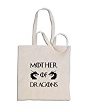 Mother of Dragons - Game of Thrones - Daenerys Targaryen - Bolso de compras de algodón
