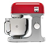 Kenwood kMix KMX750ARD - Robot de Cocina Multifunción, 1000 W, Bol Metálico de 5 L con Asa, Gancho para Amasar, Varillas, Mezclado K, Acero Inoxidable, 6 Velocidades, Color Rojo