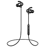 Auriculares Bluetooth 4.1 SoundPEATS Cascos Deportivos Magnéticos In-Ear Inalámbricos con Mic, Resistente al Agua IPX6, Duración 8 Horas para iPad, iOS Android Móviles Smartphones PC