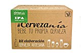 Kit de elaboración de cerveza artesana India Pale Ale IPA. Elabora 5 litros de cerveza en casa. El regalo más original