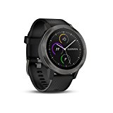 Garmin Vivoactive 3 - Smartwatch con GPS y pulso en la muñeca, Negro (Gunmetal), M/L