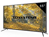 Televisor Led 55 Pulgadas Ultra HD 4K TD Systems K55DLM8U. Resolución 3840 x 2160, 3X HDMI, VGA, USB Reproductor y Grabador.