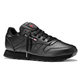 Reebok Cl Lthr, Zapatillas Unisex Adulto, Black Intense, 41 EU