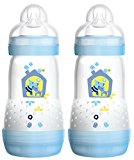 MAM Babyartikel 99921511 - Kit biberon (2 unidades), color azul, 260 ml