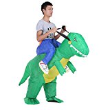 Anself - Disfraz Inflable de Dinosaurio para Fiesta/Halloween/Cospaly/Carnaval