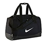 Nike Club Team Swoosh Duffel S Bolsa de deporte, 40 cm, 43 liters, Negro (Schwarz)