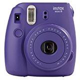 Fujifilm Instax Mini 8 - Cámara analógica instantánea (Flash, Velocidad de obturación Fija de 1/60 s), Color Violeta