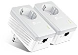 TP-Link TL-PA4010PKIT Passthrough Powerline Adapter Starter Kit, 2 Unidades ( Paquete de 1)