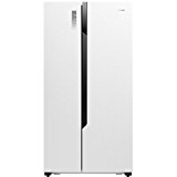 Hisense RS670N4HW1 - Frigorífico Side By Side, Puerta Americana, Total No Frost, Capacidad Neta 516 L, 1,78 m Alto, Botellero, Silencioso, Blanco