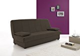 Sofa Cama Clic CLAC con ARCÓN DE ALMACENAJE Chocolate