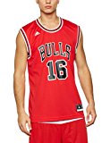 adidas INT Replica JRSY - Camiseta para hombre, color rojo / negro / blanco, talla L