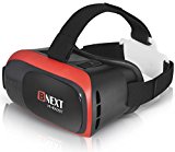 Bnext Gafas VR Compatible con iPhone/Android, Gafas Realidad Virtual para Movil - Disfruta de los Mejores Juegos y Videos RV, 360 y 3D, de Máxima Calidad y con la Mayor Comodidad (Rojo)