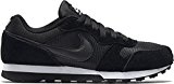 Nike Md Runner 2 - Zapatillas De Correr Mujer, Negro (Black / Black-White), 39 EU, Par