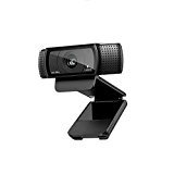 Logitech C920 HD Pro Webcam,Videoconferencias1080p/30 fps,Sonido Estéreo,Corrección de Iluminación HD,Skype/Hangouts/FaceTime, Para Gaming, PC/Mac/Android/Chromebook,Negra, 1 Unidad ( Paquete de 1)