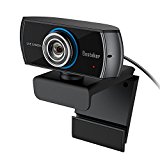 Webcam 1080P Besteker, Cámara Web Full Hd con Micrófono Incoporado para PC, Ordenador y Laptop