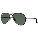 Ray-Ban - Gafas de sol Aviador RB3025 Aviator Large Metal, Black (schwarz)