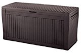Keter Comfy - Arcón exterior, Capacidad 270 litros, Color marrón